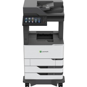 Lexmark MX822ade Laser Multifunction Printer - Monochrome - Copier/Fax/Printer/Scanner - 52 ppm Mono Print - 1200 x 1200 d