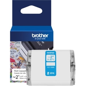 Brother CZ-1005 Multipurpose Label - 50.04 mm Width - Zero Ink (ZINK) - 1