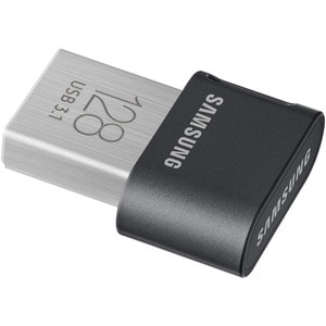 Samsung USB 3.1 Flash Drive FIT Plus 128GB - 128 GB - USB 3.1 Type A - Gunmetal Gray - 5 Year Warranty