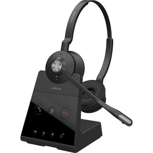 Jabra Engage 65 Stereo Headset - Stereo - Wireless - DECT - 15000 cm - 40 Hz to 16 kHz - Over-the-head - Binaural - Electr