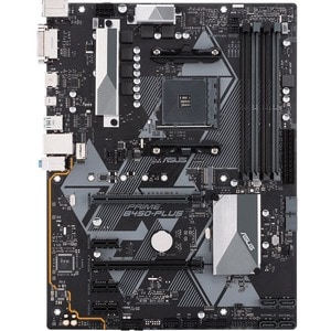 Asus Prime B450-PLUS Desktop Motherboard - AMD B450 Chipset - Socket AM4 - ATX - 64 GB DDR4 SDRAM Maximum RAM - UDIMM, DIM