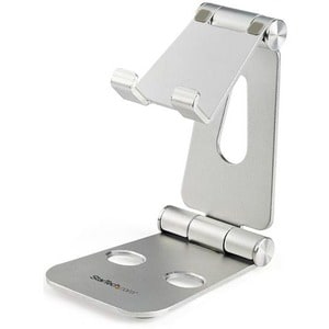 StarTech.com Phone and Tablet Stand - Foldable Universal Mobile Device Holder - Smartphones/Tablets - Adjustable Cell Phon