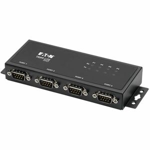 Eaton Tripp Lite Series 4-Port RS-422/RS-485 USB to Serial FTDI Adapter with COM Retention (USB-B to DB9 F/M) - External -