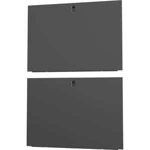 Vertiv VR 48U x 1200mm Deep Split Side Panels Black - Metal - Black - 48U Rack Height - 2 Pack - 47.2" Width