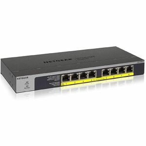 Netgear 8-Port PoE/PoE+ Gigabit Ethernet Unmanaged Switch (GS108LP) - 8 Ports - Gigabit Ethernet - 1000Base-T - 2 Layer Su