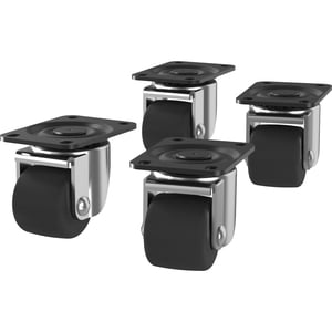 VERTIV Caster - Metal - Black - 4 Piece