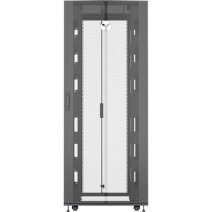 Vertiv VR Rack - Armadio rack server 42U | 600x1200 mm | Cabinet 19 pollici 2000x600x1200 mm (AxLxP) | 77% porte perforate