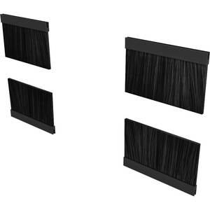 VERTIV Kabelführung - Schwarz - 8 Pack Paket - Kabelmanagement-Panel - Metall