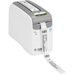 Zebra ZD510-HC Direct Thermal Printer - Monochrome - Portable - Wristband Print - USB - Bluetooth - Wireless LAN - 558 mm 