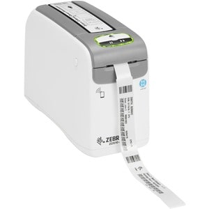 Zebra ZD510-HC Direct Thermal Printer - Monochrome - Portable - Wristband Print - Fast Ethernet - USB - USB Host - Bluetoo