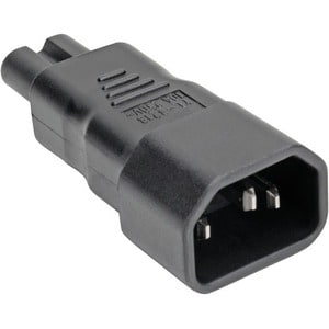 Eaton Tripp Lite Series Power Cord Adapter, C14 to C5 - 7A, 125V, Black - 1 x IEC 60320 C14 Plug - 1 x IEC 60320 C5 Recept