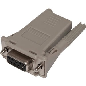 HPE RJ45-DB9 DCE Female Serial Adapter - 1 x RJ-45 Network Female - 1 x 9-pin DB-9 Serial Female