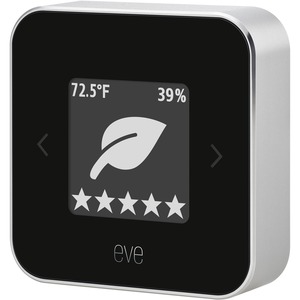 Eve - Room Indoor Air Quality Monitor - Indoor Air Quality Monitor for tracking VOC, temperature & humidity, display, no b