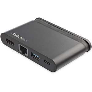 StarTech.com USB C Multiport Adapter - USB-C Travel Dock to 4K HDMI, 100W PD 3.0 Pass-Through, USB-A USB-C, GbE - Portable