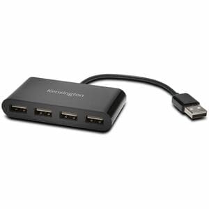 Kensington USB Hub - USB - External - 4 Total USB Port(s) - 4 USB 2.0 Port(s)