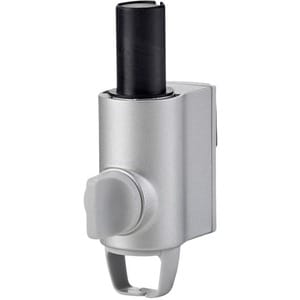 AWM-LC channel clamp - connects arms to posts & wall channels - elegant finish - Silver