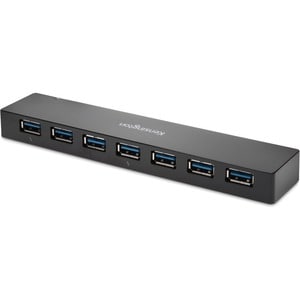 Kensington USB 3.0 7-Port Hub with Charging - USB - External - 7 USB Port(s) - 7 USB 3.0 Port(s) - PC, Mac