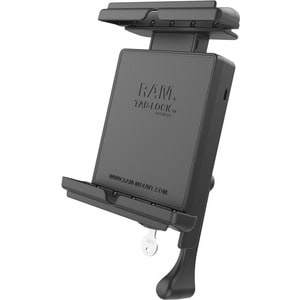 RAM Mounts Tab-Lock Universal Spring Loaded Holder for 8" Tablets with Case - 8.8" Height x 5.7" Width x 1" Depth - Compos