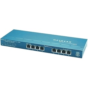 Netgear ProSafe GS108 8 Ports Ethernet Switch - Gigabit Ethernet - 10/100/1000Base-T - 2 Layer Supported - 17.50 W Power C