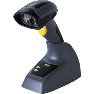 Wasp WWS650 Handheld Barcode Scanner - Wireless Connectivity - Grey - 1D, 2D - Imager - Bluetooth - Stand Included