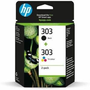 HP 303 Original Inkjet Ink Cartridge - Combo Pack - Tri-colour - 2 Pack - Inkjet - 2 Pack