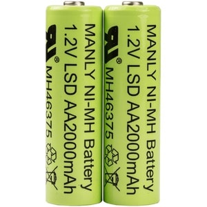 Batterie Socket Mobile - Nickel-métal hydrure (NiMH) - 2 - Pour Scanner de code à barre - AA - 2000 mAh Shelf Life
