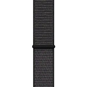 Apple 44mm Black Sport Loop - Regular - Adjustable - Regular - Black - Woven Nylon