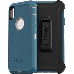 OtterBox Defender Carrying Case (Holster) Apple iPhone XS Max Smartphone - Big Sur - Slip Resistant, Dirt Resistant, Dust 