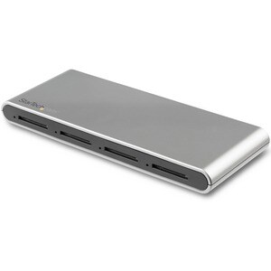 StarTech.com 4 Slot USB C SD Card Reader - USB 3.1 (10Gbps) - SD 4.0 UHS-II - Multi SD Card Reader - USB C to SD Card Adap
