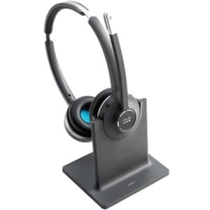 Cisco 562 Wireless Over-the-head Stereo Headset - Binaural - Supra-aural - 9144 cm - DECT - 48 kHz - Uni-directional Micro