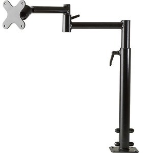 Bras support d'écran Gamber-Johnson pour Ecran Plat, Station d'accueil, Tablette - Couche poudre noire - 1 Écran(s) suppor