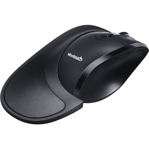 Goltouch Newtral 3 Wireless Mouse, Medium, Left-Handed, Black - Optical - Wireless - Radio Frequency - 2.40 GHz - Black - 