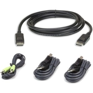 ATEN DisplayPort Audio/Video Cable-TAA Compliant - 10 ft DisplayPort A/V Cable for Audio/Video Device - First End: Display