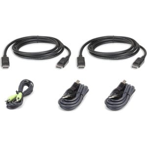 ATEN Displayport Audio/Video Cable-TAA Compliant - 10 ft DisplayPort A/V Cable for Audio/Video Device - First End: Display