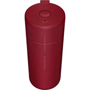 Ultimate Ears BOOM 3 Portable Bluetooth Speaker System - Sunset Red - 90 Hz to 20 kHz - Battery Rechargeable - USB