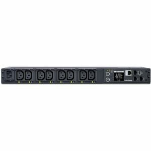 SWITCHED EPDU 1RU HORIZONTAL 12AMP INPUT - SNMP NETWORK CONNECTION - 8X IEC-320 C13 OUT -IEC-320 C14 IN - 2 YRS ADV. REPLA