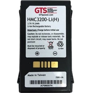 GTS HMC3200-LI(H) Battery - Lithium Ion (Li-Ion) - For Mobile Computer - Battery Rechargeable - 3.7 V DC - 5200 mAh Shelf 