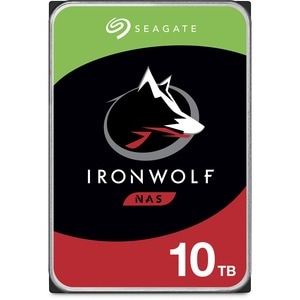 Seagate IronWolf ST10000VN0008 10 TB Hard Drive - 3.5" Internal - SATA (SATA/600) - Conventional Magnetic Recording (CMR) 