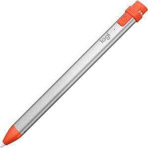 Logitech Crayon Stylus - Active - Replaceable Stylus Tip - Orange - Tablet PC Device Supported