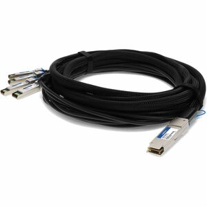 AddOn 3 m Twinaxial Network Cable - 1 - TAA Compliant - Cable for Network Device - First End: 1 x QSFP+ Network - Second E