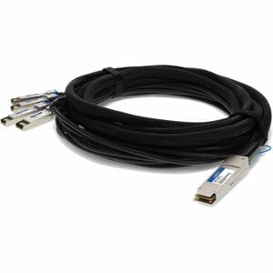 AddOn 5 m Twinaxial Network Cable - 1.0 - TAA Compliant - Cable for Network Device - First End: 1 x QSFP+ Network - Second