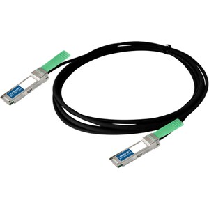 AddOn 50 cm Twinaxial Network Cable for Network Device - First End: 1 x QSFP+ Network - Second End: 1 x QSFP+ Network