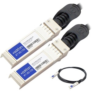 AddOn 5 m Twinaxial Network Cable for Network Device - First End: SFP+ Network - Second End: SFP+ Network - 10 Gbit/s - Black