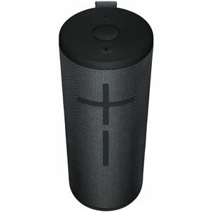 Logitech BOOM 3 Portable Bluetooth Speaker System - Night Black - Battery Rechargeable - USB