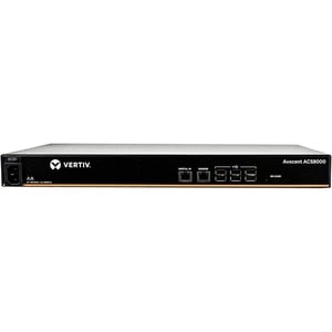 Vertiv AVOCENT ACS ACS8048SAC-404 Device Server - 1 GB - DDR3 SDRAM - Twisted Pair, Optical Fiber - 2 x Network (RJ-45) - 