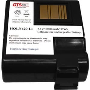 GTS HQLN420-LI Battery - Lithium Ion (Li-Ion) - For Mobile Printer - Battery Rechargeable - Proprietary Battery Size - 7.4