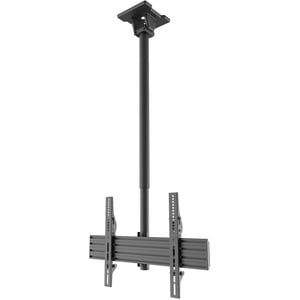 Kanto CM600 Ceiling Mount for Flat Panel Display - Black - Height Adjustable - 1 Display(s) Supported - 70" Screen Support