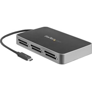 StarTech.com 6-Slot Thunderbolt 3 SD Card Reader - Portable - SD / SDHC / SDXC - SD 4.0 UHS-II - TAA Compliant - Powered t