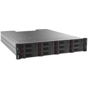 Lenovo Drive Enclosure - USB Host Interface - 2U Rack-mountable - Black - 12 x HDD Supported - 12 x Total Bay - 12 x 3.5" Bay