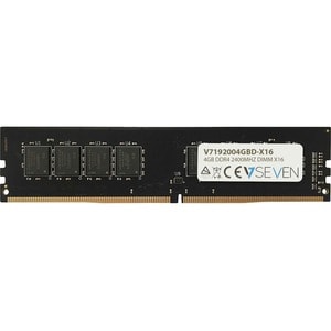 Modulo Memoria V7 V7192004GBD-X16 - 4 GB - DDR4-2400/PC4-19200 DDR4 SDRAM - 2400 MHz Rango singolo Memoria - CL17 - 1,20 V